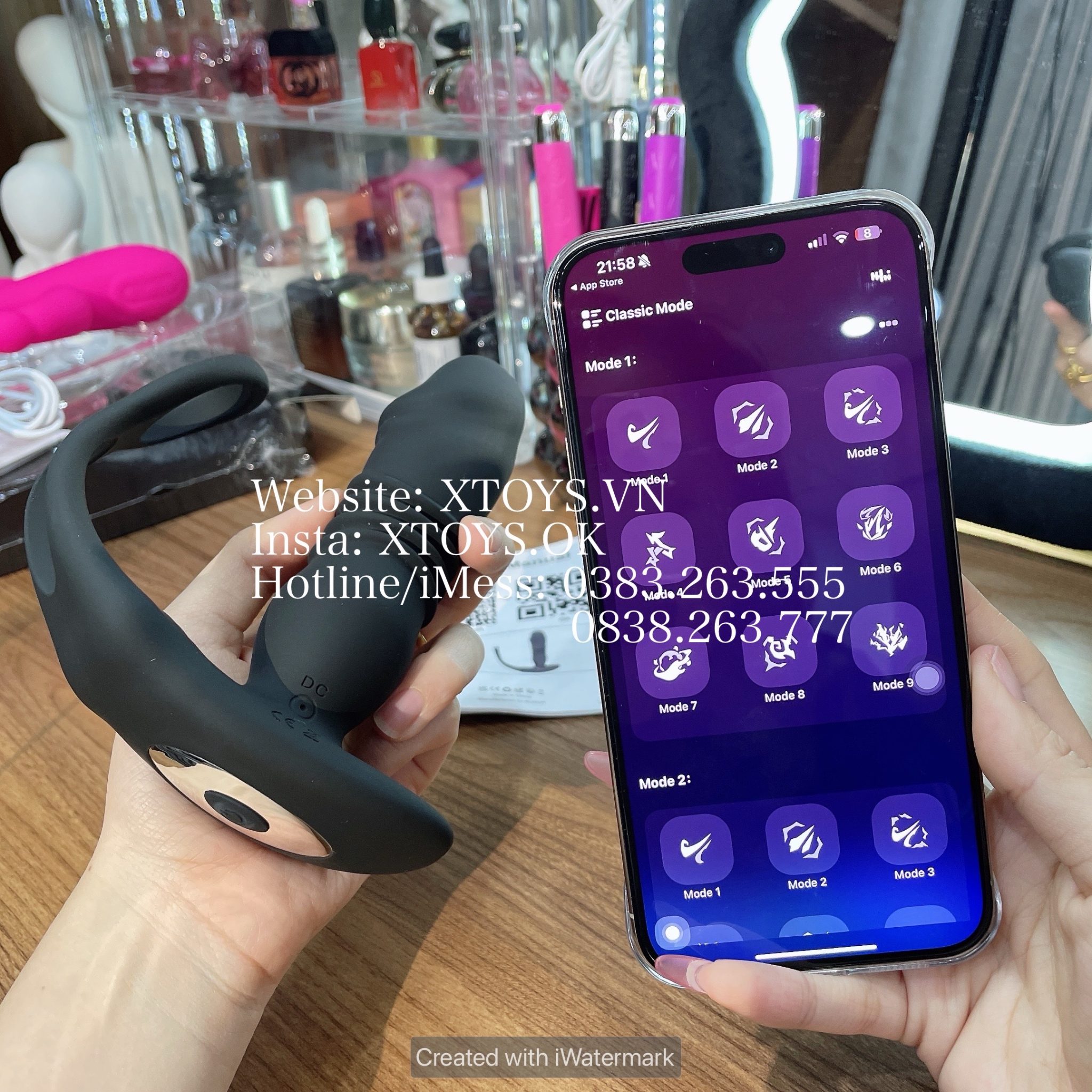 [M033] Thụt hậu cho nam có quai đeo – Xtoys
